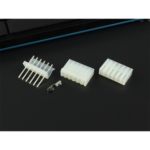 电机接插件接口连接器6P长脚双向接头调速电机插头驱动器插头