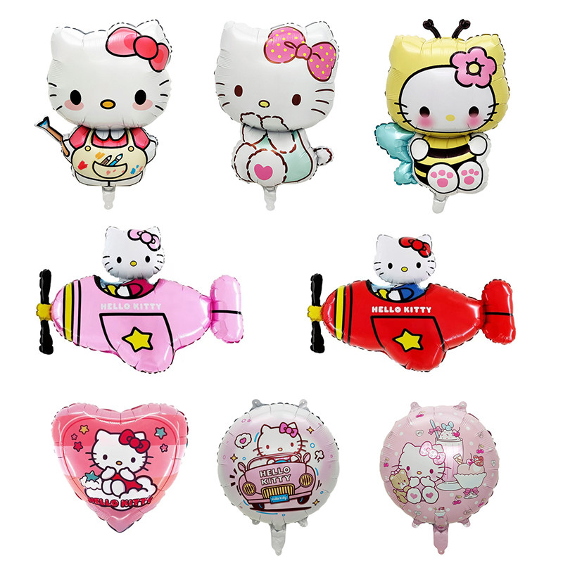 新款画家蜜蜂飞机KT猫铝膜气球