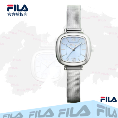 FILA 斐乐复古女士款石英手表轻奢小众小方表女生生日礼物 6572