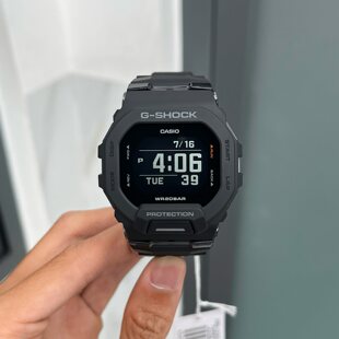 Casio卡西欧G-SHOCK小方块男子手表防水蓝牙跑步计步训练GBD200-1