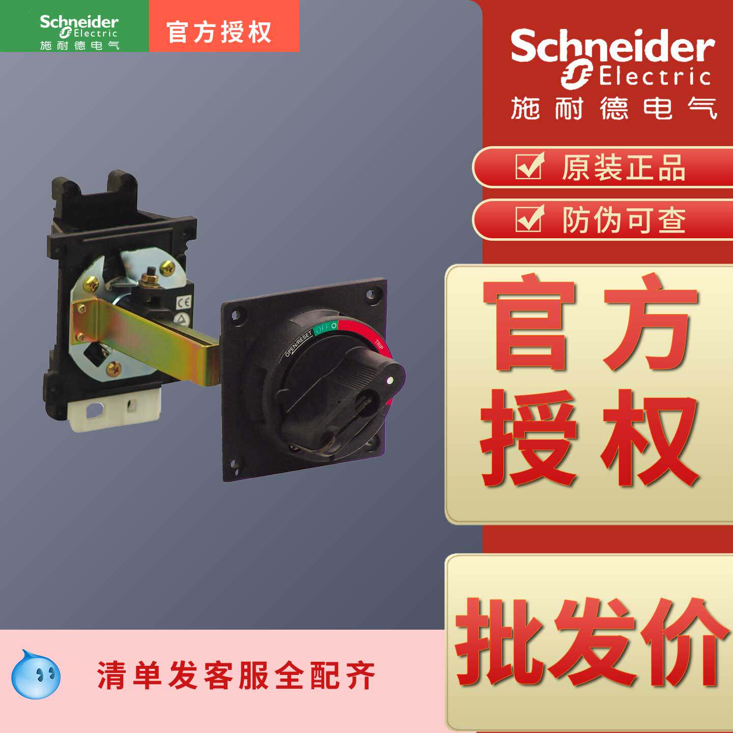 160-250直接/延伸旋转手柄NSC250ROTDSO NSC250ROTEO NSC250AUXO