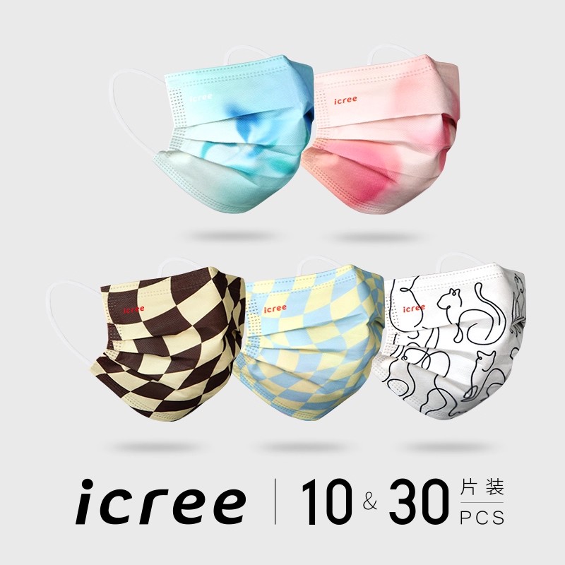 ICREE个性网红防尘透气口罩