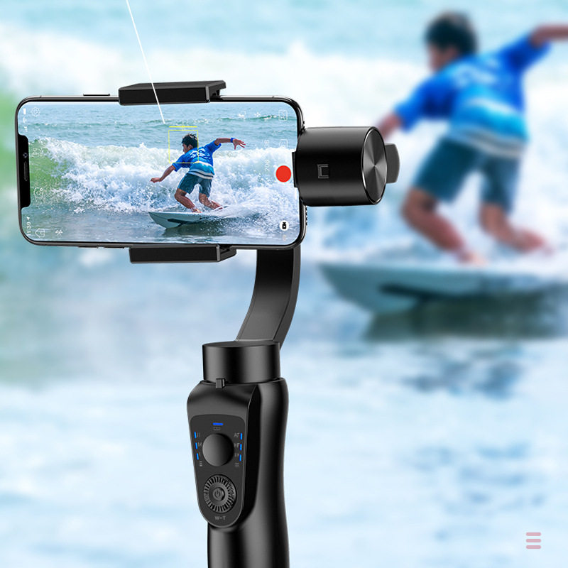 手持云台三轴防抖手机稳定器人脸识别跟踪变焦距拍摄直播支架