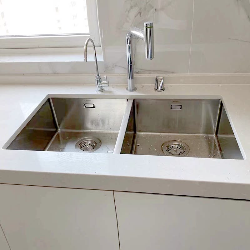 汉斯格雅43203007/43204007不锈钢厨房龙头水槽套餐