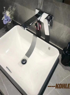 科勒K23485/K22567/K22569/K22570若方墙出水脸盆龙头