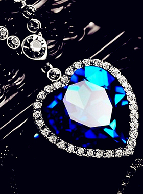 海洋水晶海洋之心水晶蓝宝石