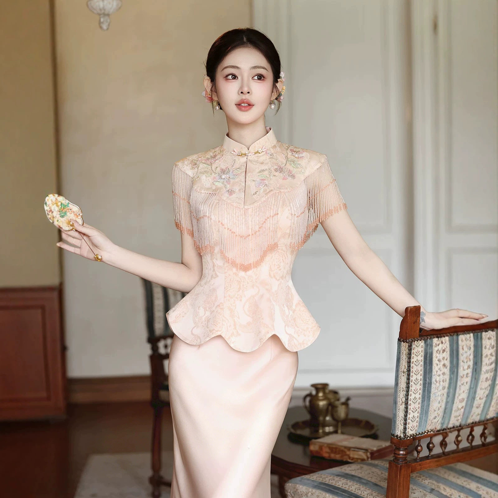 2026新款红色旗袍复古气质连衣裙女夏季新款小众设计感敬酒服长裙