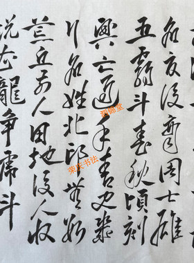 杨慎.西江月.道德三皇五帝 荣庆书法手写真迹 未装裱斗方作品