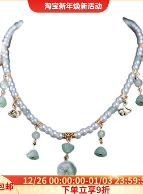 软璎珞古风项链女珍珠璎珞项圈