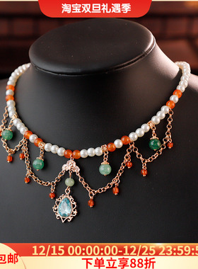 古风项链珍珠新中式配饰