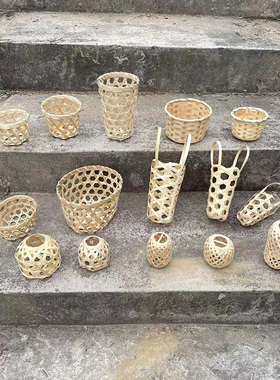 迷你小灯笼精品手工竹编