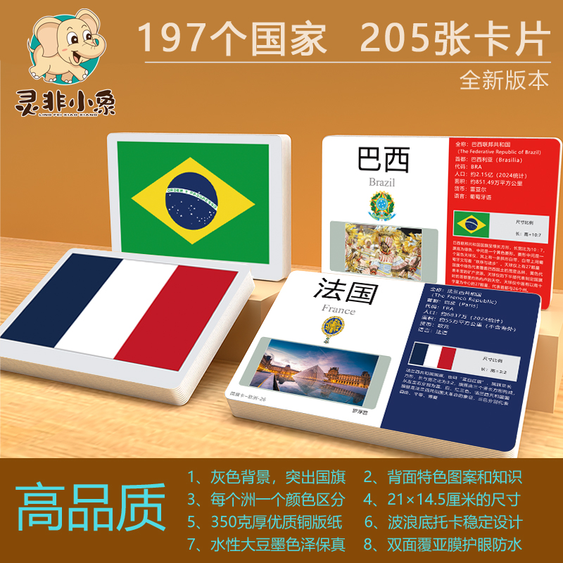 灵非小象早教认知闪卡