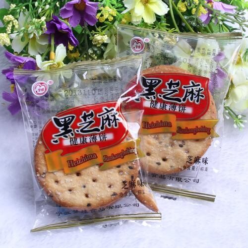 梦缘黑芝麻薄脆饼干10斤整箱独立小包装早餐代餐办公休闲零食糕点