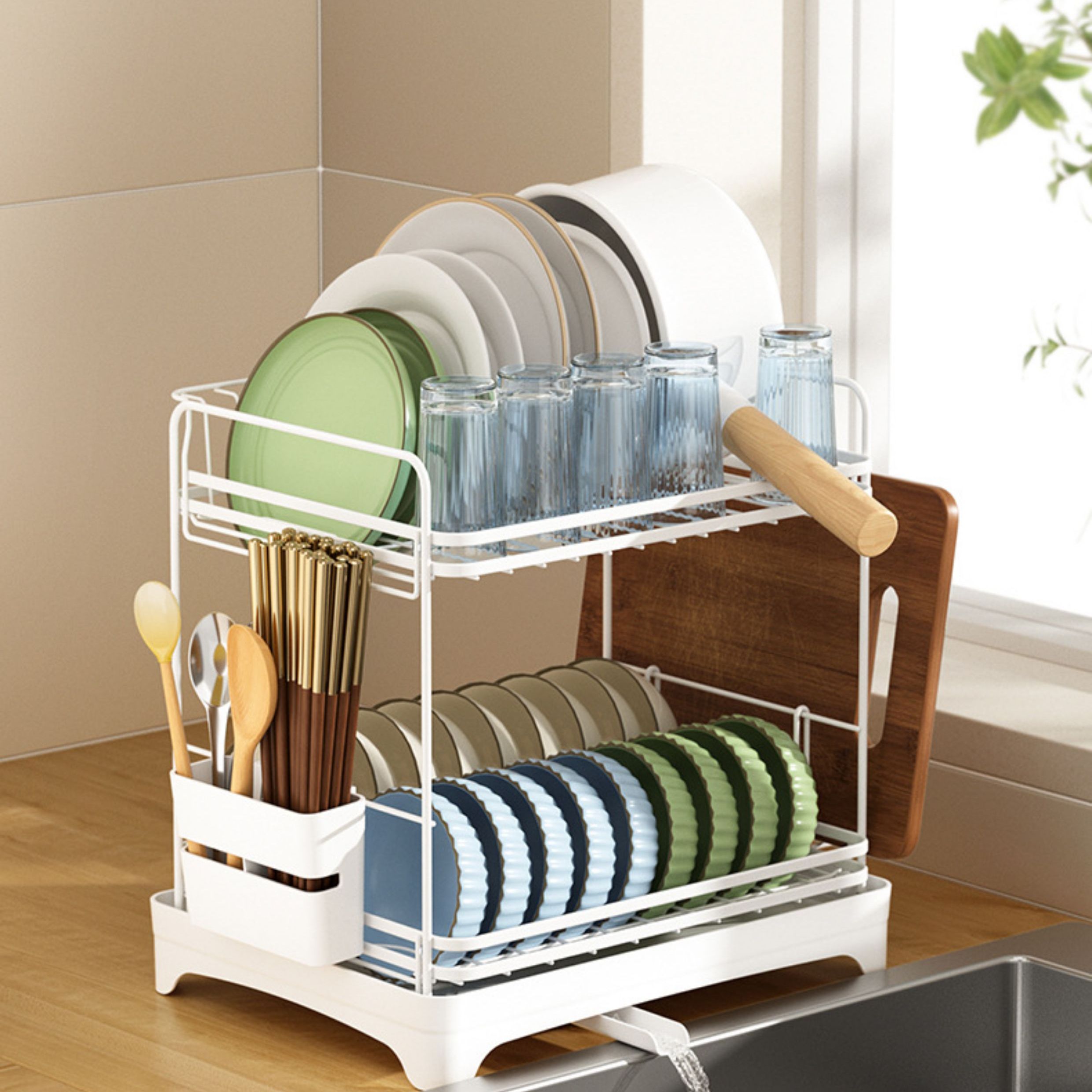 铂赫斯厨房碗碟沥水收纳架