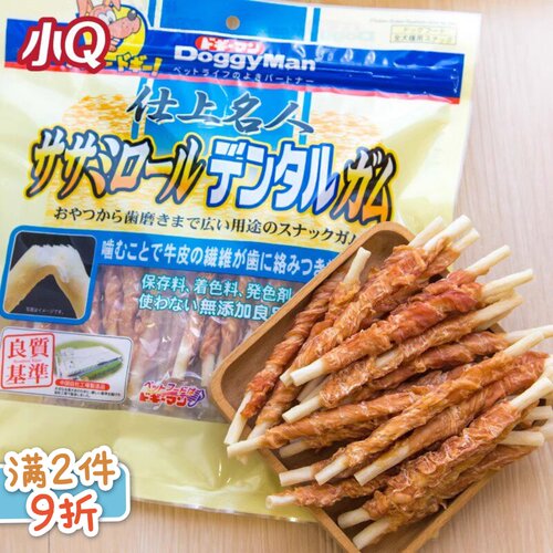 日本狗狗零食多格漫名仕鸡胸肉绕生牛皮卷26支装 - 封面