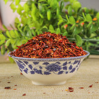 250 grams of freshly roasted chili flakes, grilled chili flakes, large pieces of meat, big meat skewers, chili flakes, slightly spicy and fragrant chili flakes thumbnail 4