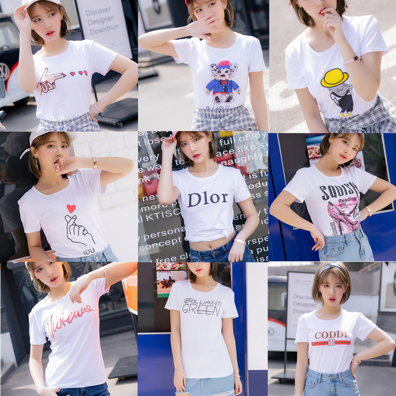 爆款夏季t恤女短袖新款网红韩版大码女装衣服上衣1688|ruв категории Женская одежда, футболка - от Buy2taobao.com для оказания профессиональной услуги покупки агента Taobao