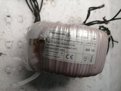 德国SETZERMANN进口环形变压器 408W 输入240V 输出双115V双14V等