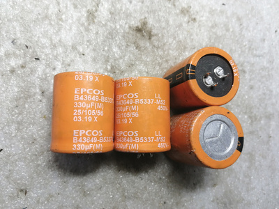 德国西门子EPCOS 橙色 LL 长寿命 450v 330uf 高压发烧电解电容