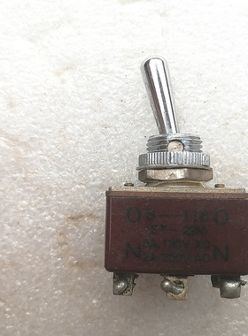 S-116 日本原装NKK nikkai（日开）大钮子6脚开关 6脚2档 250V 2A