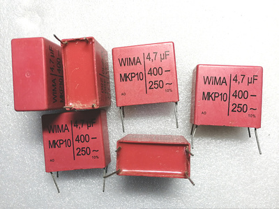 散新库存货 威马WIMA MKP10系列 250VAC 400V 4.7UF 耦合薄膜电容