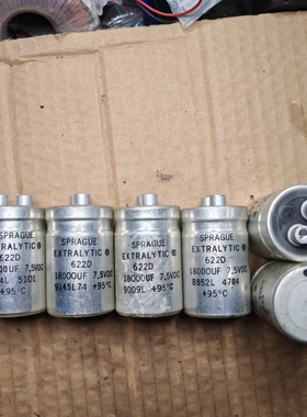 SPRAGUE 思碧 EXTRALYTIC 622d系列 7.5v 18000uf 螺丝脚发烧电容