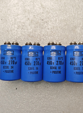 SPRAGUE 美国思碧化工 U36D系列 450V 270UF 螺丝脚高压发烧电容