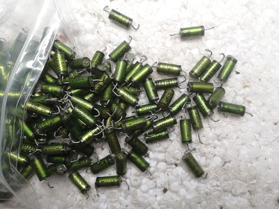 拆机德国ERO绿精灵 MKT1813系 250v 0.1uf 透明头 耦合无极电容