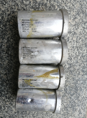 WESTERN ELECTRIC 美国西电 KS19262系列 75V 6500UF 螺丝脚电容