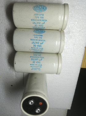 拆机 美国山猫 山姆 SANGAMO 30v 26000uf 螺丝脚电容