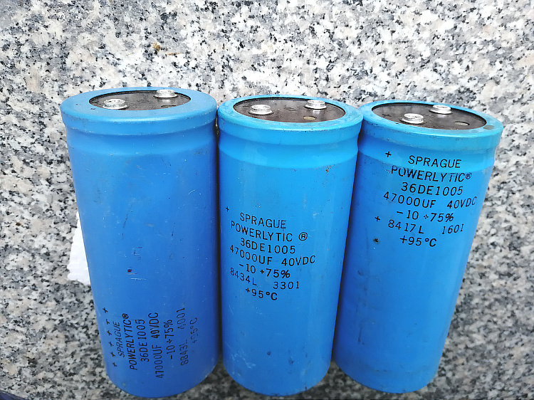 美国思碧SPRAGUE 36DE系列 40V 47000UF 发烧滤波电容 螺丝脚电容