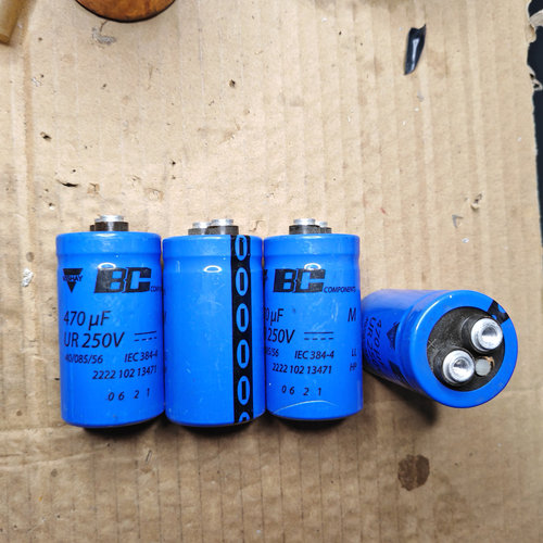 PHILIPS原装飞利浦 BC标 102系列 250V 470UF 螺丝脚高压发烧电容