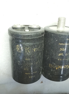 拆机 意大利肯德 Kendei  63V 10000UF 螺丝脚电容