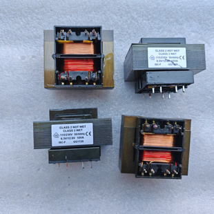 美国SIGNAL E型进口变压器 功率10W 输入230V 输出双6.3V有的带板