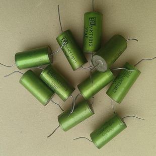 德国ERO 绿精灵 MKT1813系列 透明头 100V 10UF 耦合分频无极电容