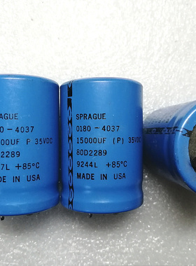美国思碧SPRAGUE 80D系列 35v 15000uf 发烧滤波电容