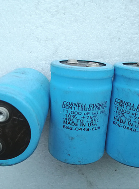 美国大D CDE CORNELL DUBILIER 50V 11000UF 螺丝脚电容