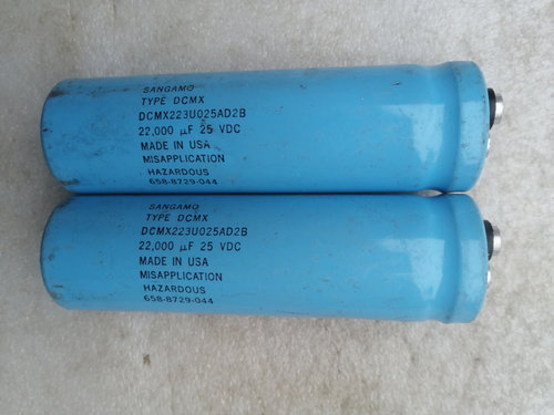 美国山猫 山姆 SANGAMO DCMX系列 25v 22000uf 螺丝脚电容