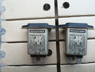 6A 铜壳瑞士夏弗纳 SCHAFFNER 滤波插座 FN9223-6-06 电源滤波器