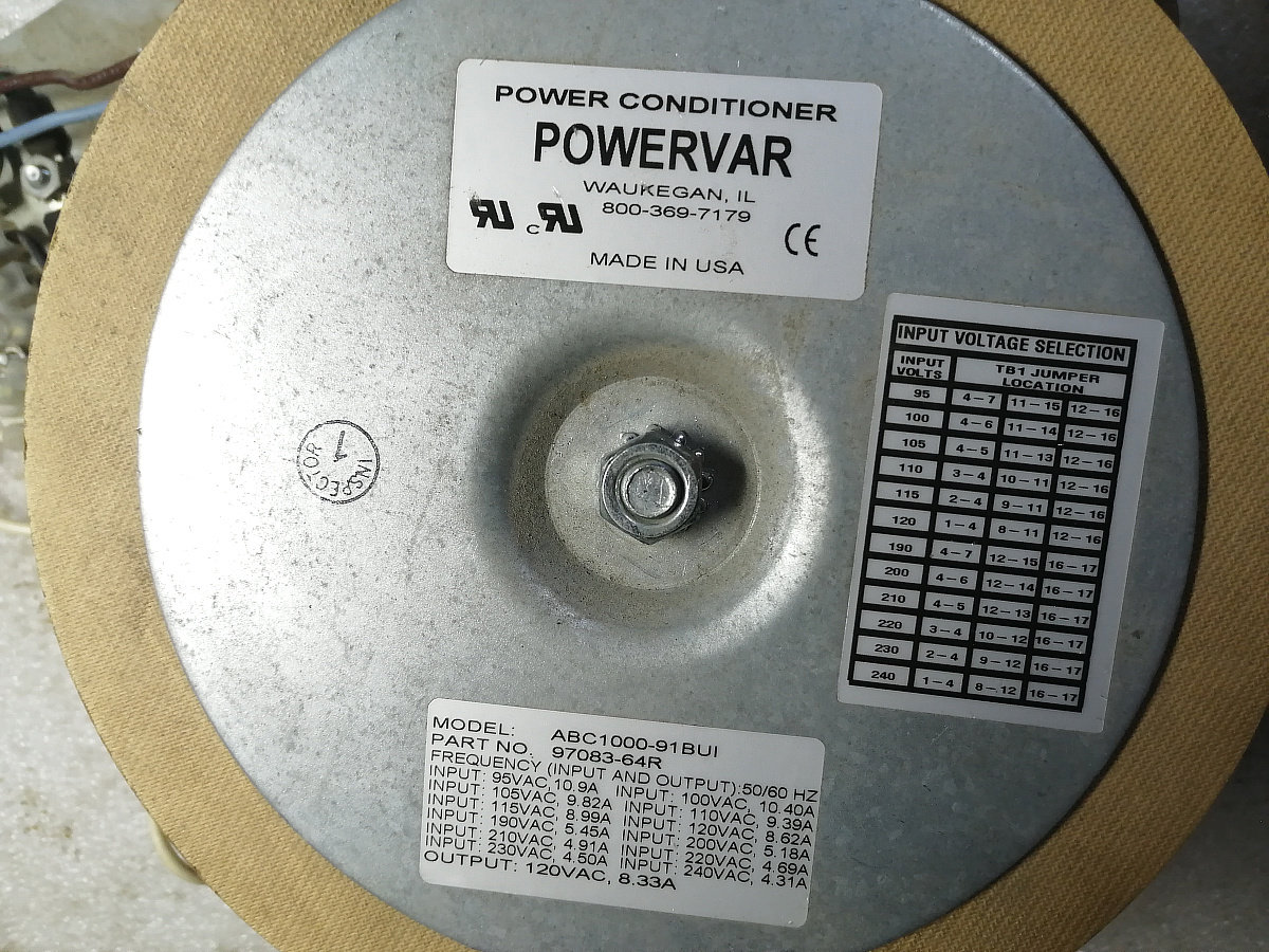 拆机美国隔离进口环形变压器 隔离牛 功率1000W 220V转110V