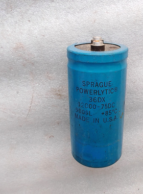 SPRAGUE 美国老思碧 36DX系列 75V 12000UF 螺丝脚发烧滤波电容