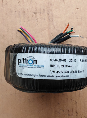 加拿大P牛 PLITRON进口变压器 功率350W 输入230V 输出单41V单20V