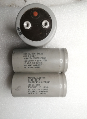 美国灰皮麦景图MEPCO 25v 45000uf 螺丝脚电容
