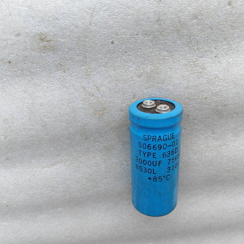 SPRAGUE 美国老思碧 636D系列 75V 2000UF 螺丝脚发烧滤波电容