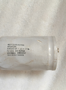 美国灰皮麦景图MEPCO 50v 69000uf 螺丝脚电容
