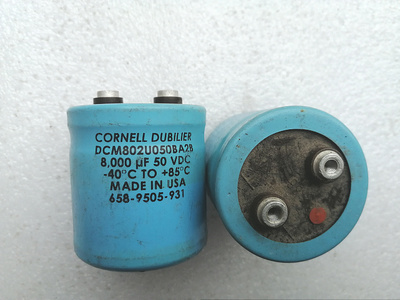 美国CDE（大D）CORNELL DUBILIER 50V 8000UF螺丝脚电容