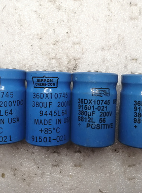 拆机美国思碧化工SPRAGUE 36DX系列 200V 380UF 螺丝脚电容