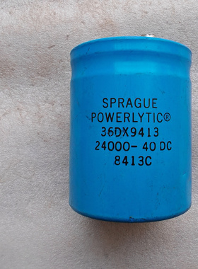 SPRAGUE 美国老思碧 36DX系列 40V 24000UF 螺丝脚发烧滤波电容