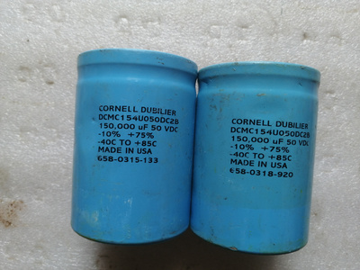 美国大D CORNELL DUBILIER 50V 150000UF 15万uf 螺丝脚电容