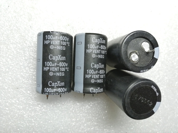 全新台湾丰宾CapXon 600v 100uf 胆机滤波电解电容